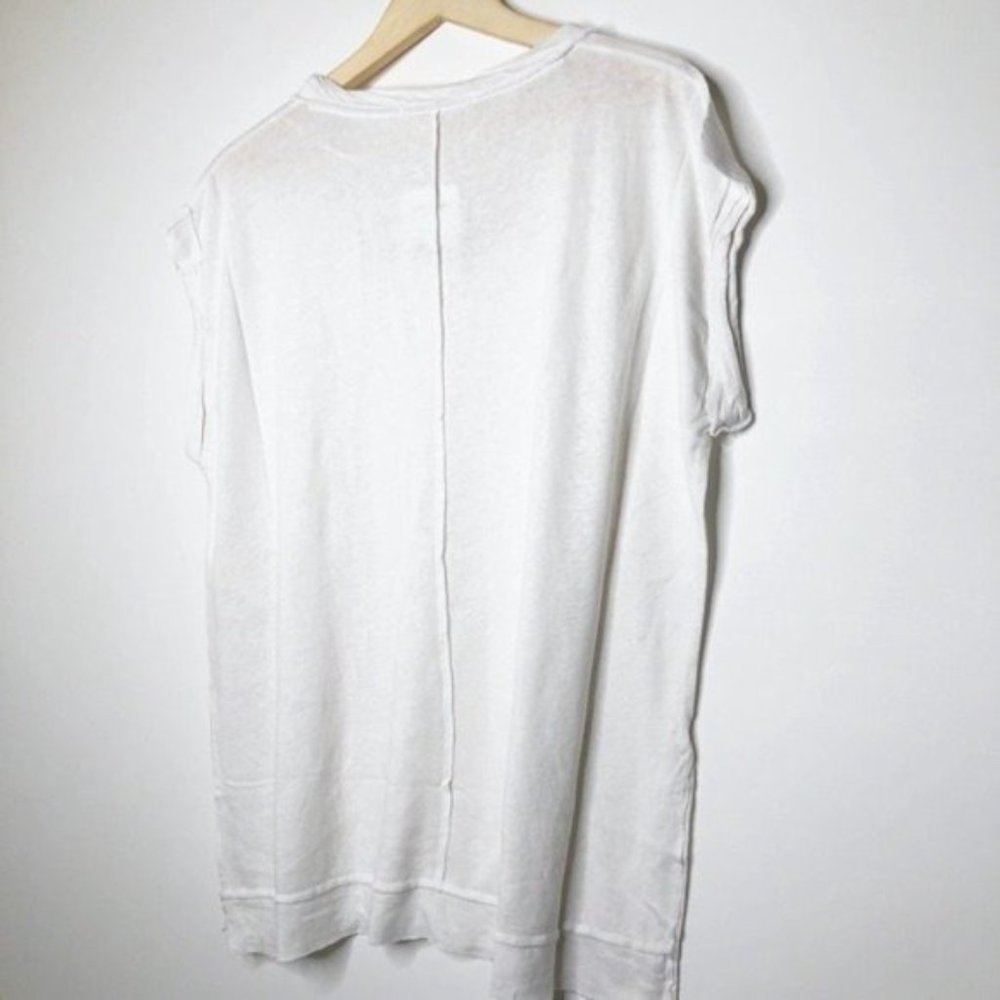 FREE PEOPLE Under The Sun White Tee - Picture 11 of 11